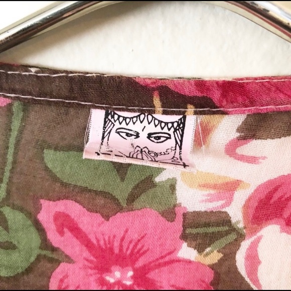 Boho Patchwork Blouse - Picture 5 of 6